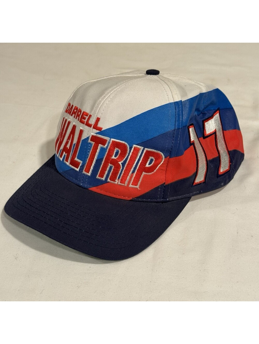 Vtg Darrell Waltrip Hat Cap Snapback NASCAR Winston Cup Deadstock Western Auto